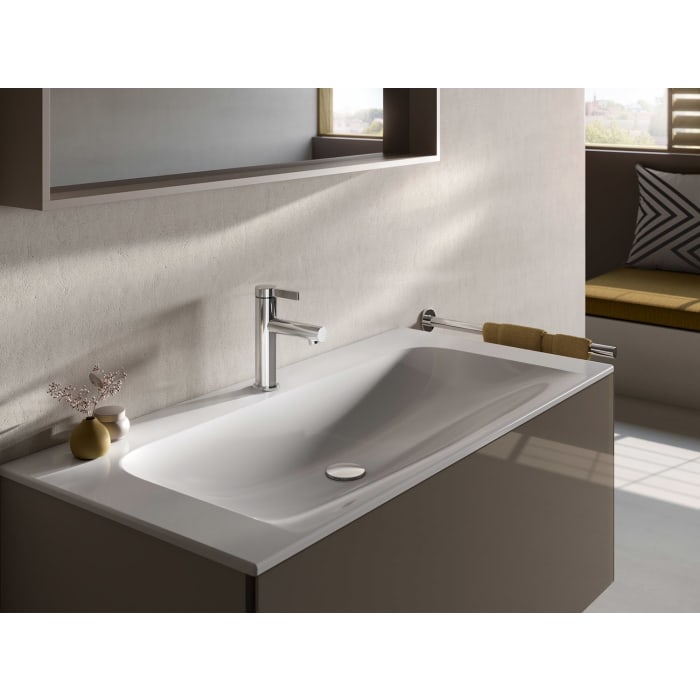 Keuco IXMO Pure Einhebel-Waschtischmischer 130, ohne Ablaufgarnitur