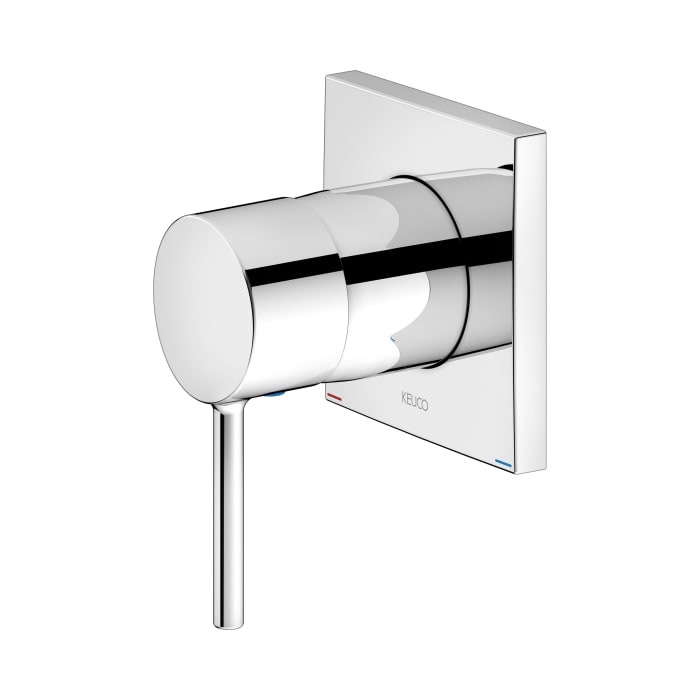Keuco IXMO Soft Unterputz-Einhebelmischer für Wanne & Dusche, eckig