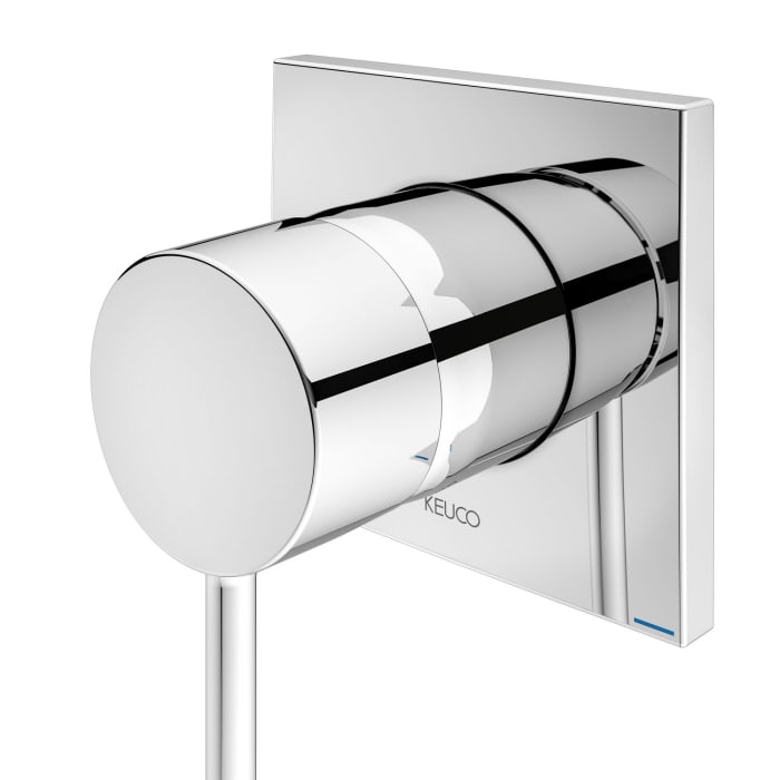 Keuco IXMO Soft Unterputz-Einhebelmischer für Wanne & Dusche, eckig