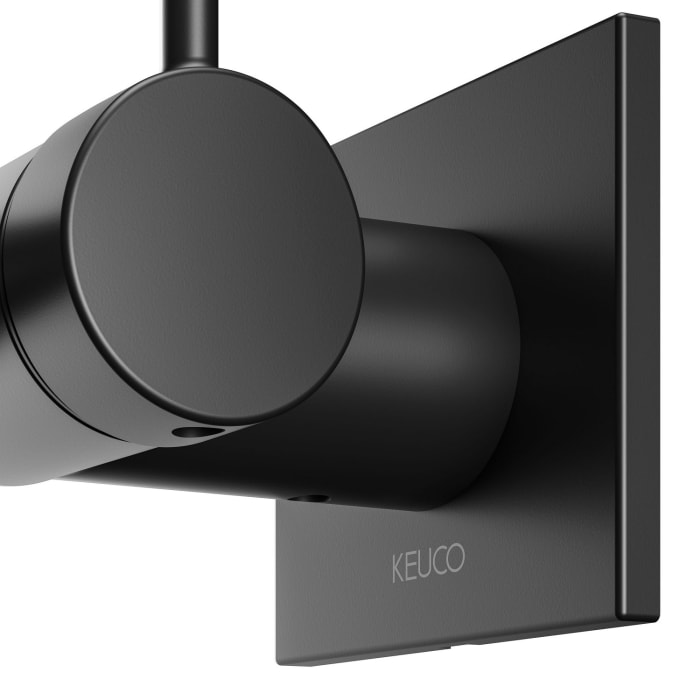 Keuco IXMO Soft Black Selection Einhebel-Waschtischmischer, Unterputz, eckig