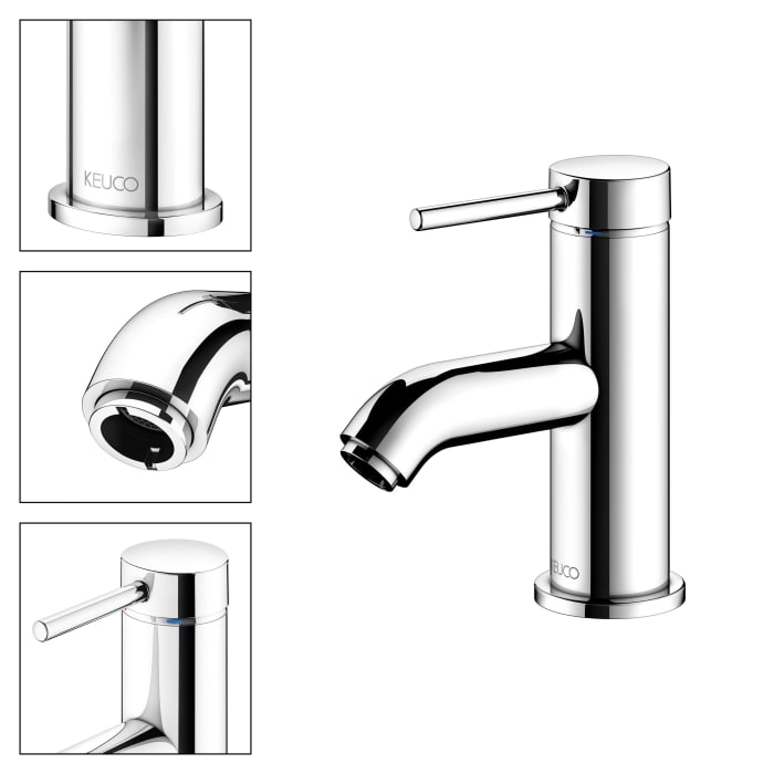 Keuco IXMO Soft Einhebel-Waschtischmischer 60, ohne Ablaufgarnitur