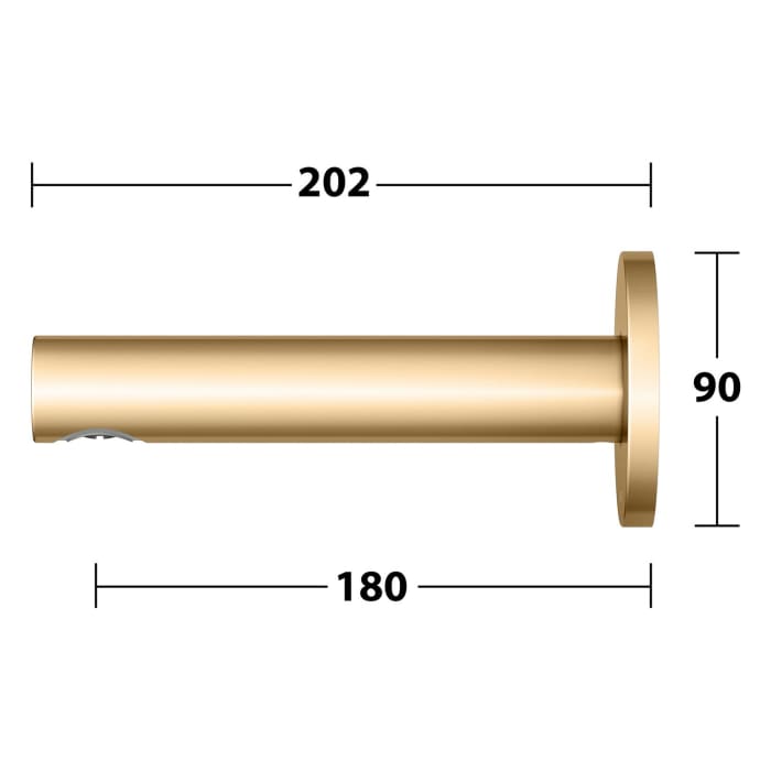 Keuco IXMO Wanneneinlauf Unterputz, Ausladung 18 cm, Rosette rund