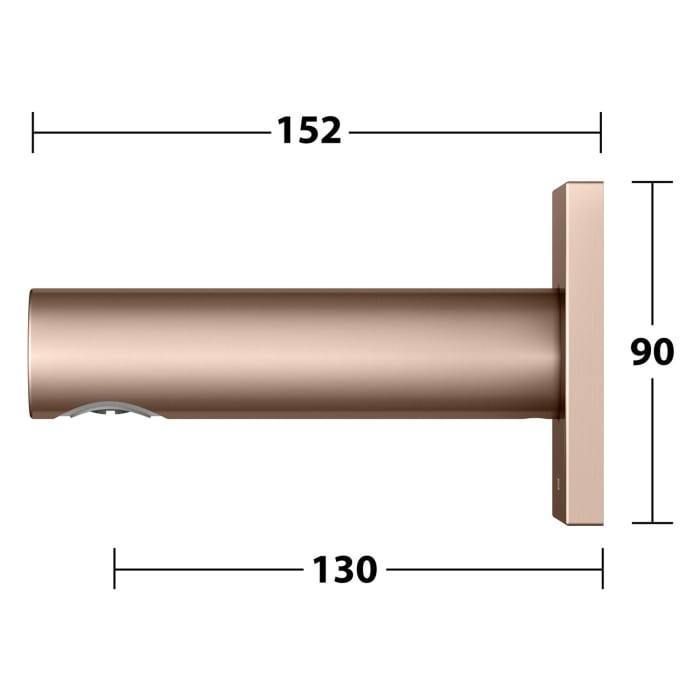 Keuco IXMO Wanneneinlauf Unterputz, Ausladung 13 cm, Rosette eckig