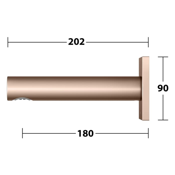 Keuco IXMO Wanneneinlauf Unterputz, Ausladung 18 cm, Rosette eckig