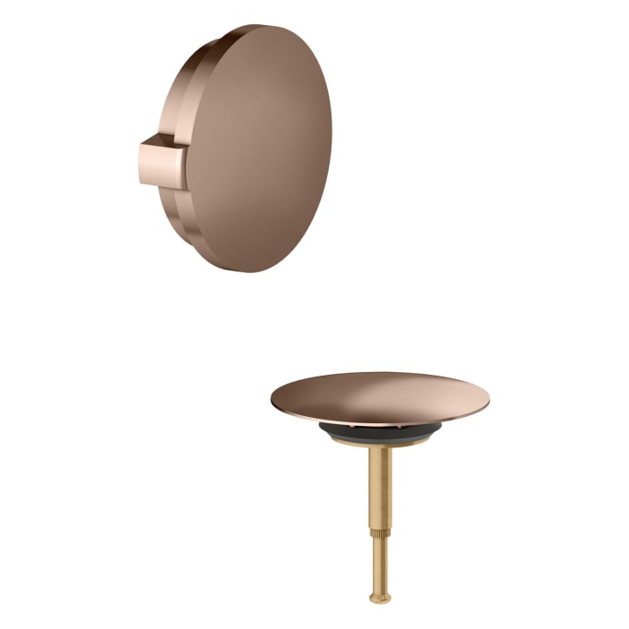 Keuco Abdeckblende für Ab- und Überlaufgarnitur mit Füllfunktion Wanne