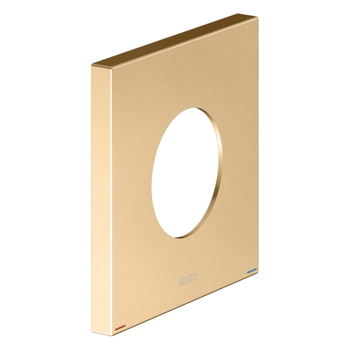 Keuco IXMO Wandrosette eckig, Übergröße, für Einhebelmischer Unterputz, 10,5 x 10,5 cm