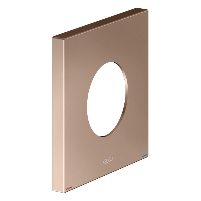 Keuco IXMO Wandrosette eckig, Übergröße, für Einhebelmischer Unterputz, 10,5 x 10,5 cm