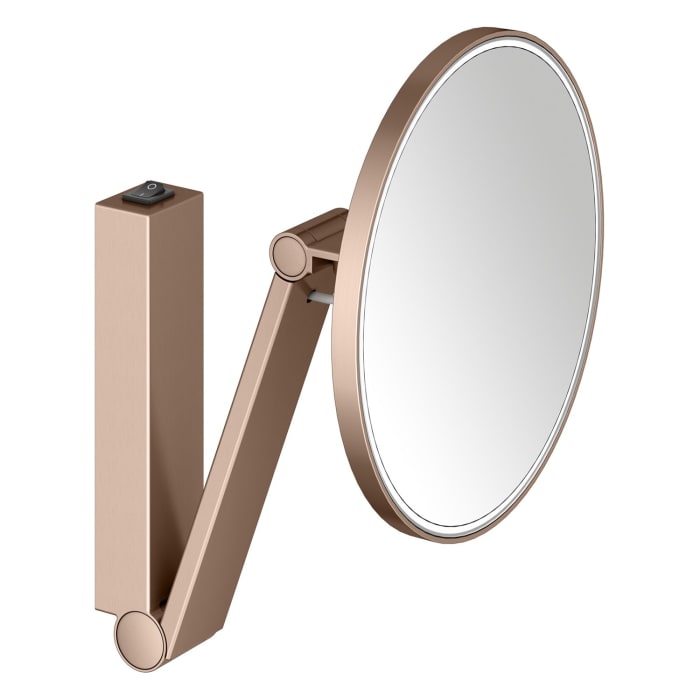 Keuco iLook-move Kosmetikspiegel rund, mit Beleuchtung und Wippschalter