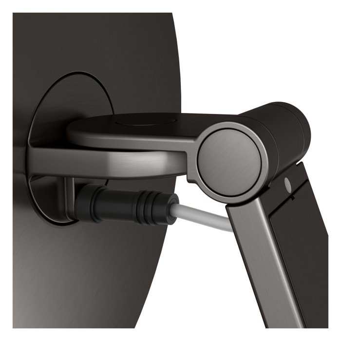 Keuco iLook-move Kosmetikspiegel rund, mit Beleuchtung und Wippschalter