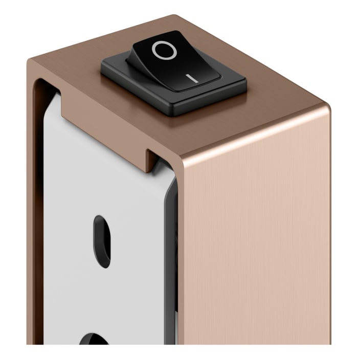 Keuco iLook-move Kosmetikspiegel rund, mit Beleuchtung und Wippschalter