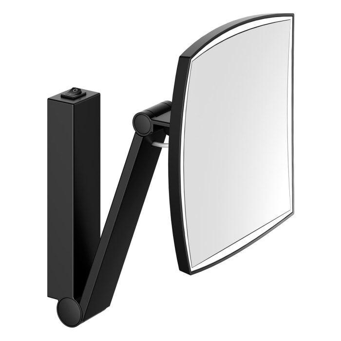 Keuco iLook-move Kosmetikspiegel, eckig mit 5-fach Vergrößerung, Wandmodell