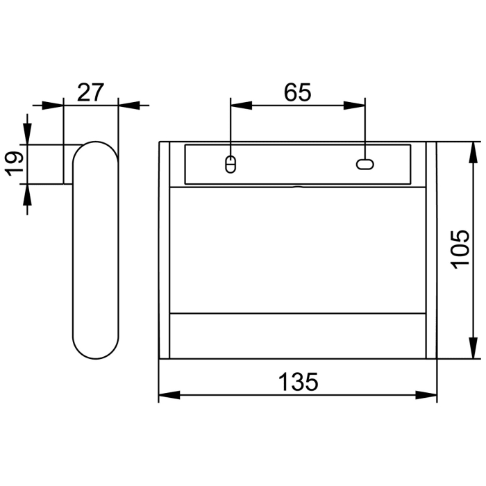 Keuco Plan Toilettenpapierhalter