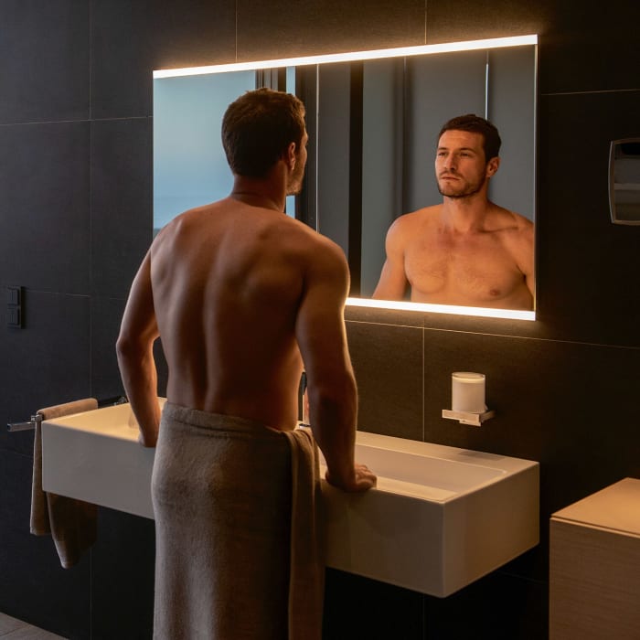 Keuco Royal P94 Unterputz-Spiegelschrank 2-türig 120 x 14,7 cm, mit LED-Beleuchtung