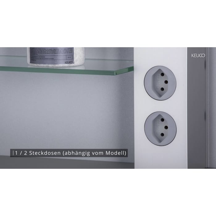 Keuco Royal L1 Spiegelschrank 100 cm, CH Version