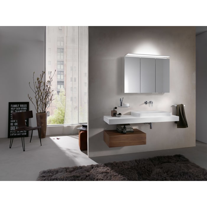 Keuco Royal L1 Spiegelschrank 100 cm, 2 innenliegenden Schubkästen, CH Version