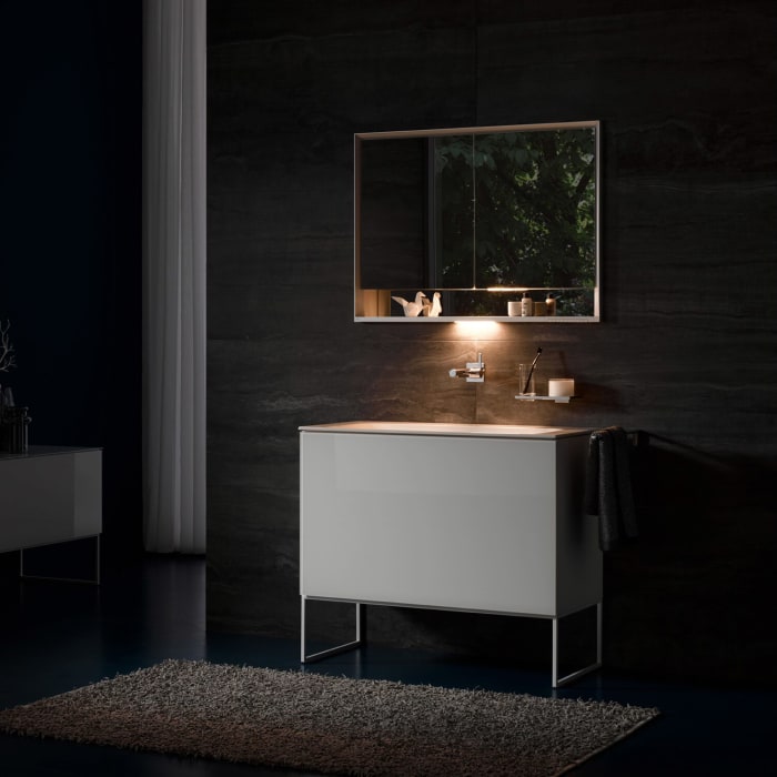 Keuco Royal Lumos Wandeinbau Spiegelschrank 105 x 73,5 cm, offene Ablage