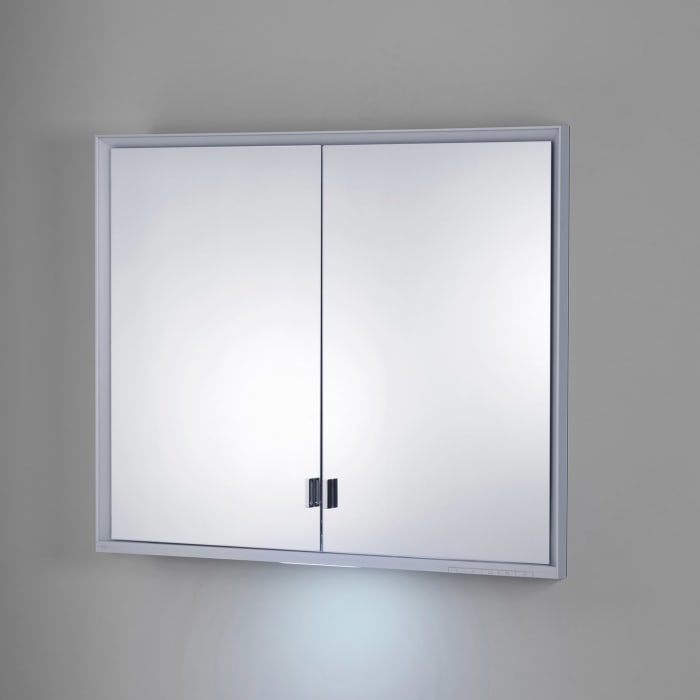 Keuco Royal Lumos Wandeinbau Spiegelschrank 90 x 73,5 cm, verdeckte Ablage