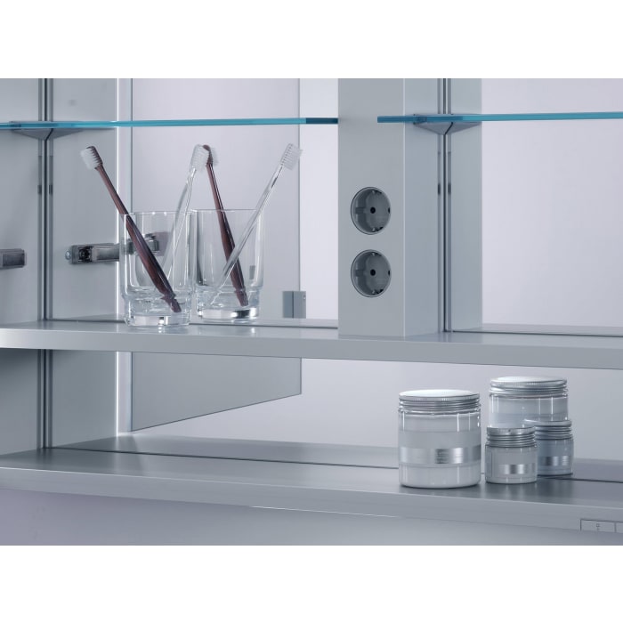 Keuco Royal Lumos Wandeinbau Spiegelschrank 100 x 73,5 cm, verdeckte Ablage