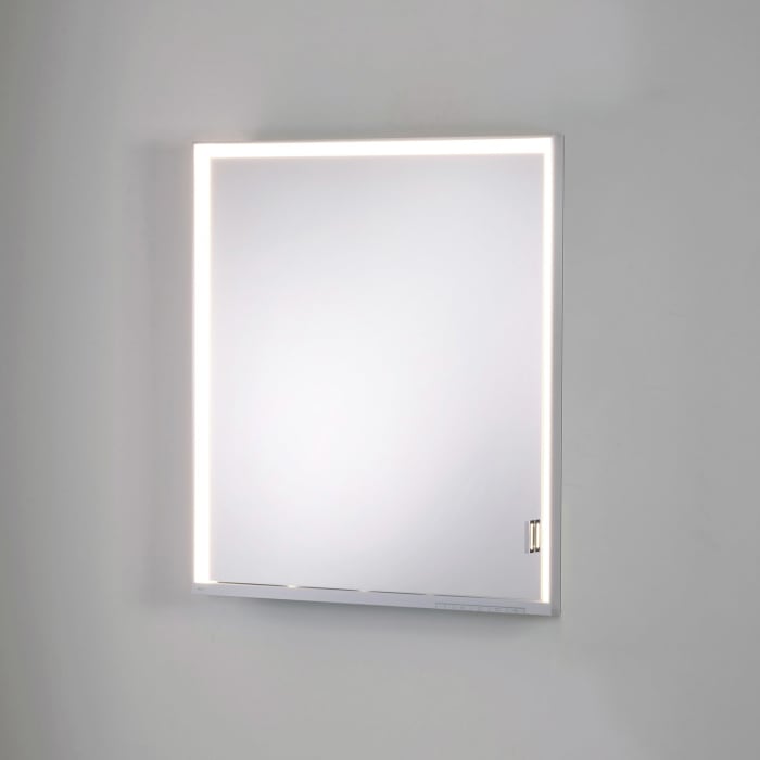 Keuco Royal Lumos Wandeinbau Spiegelschrank 65 x 73,5 cm, Anschlag rechts, DALI-steuerbar, verdeckte Ablage