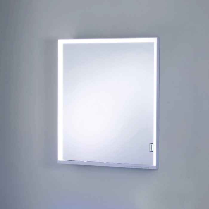 Keuco Royal Lumos Wandeinbau Spiegelschrank 65 x 73,5 cm, Anschlag rechts, DALI-steuerbar, verdeckte Ablage