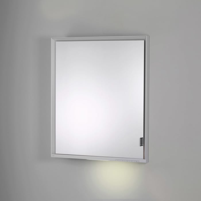 Keuco Royal Lumos Wandeinbau Spiegelschrank 65 x 73,5 cm, Anschlag links, DALI-steuerbar, verdeckte Ablage