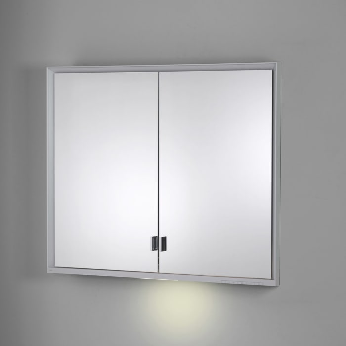 Keuco Royal Lumos Wandeinbau Spiegelschrank 90 x 73,5 cm, DALI-steuerbar, verdeckte Ablage