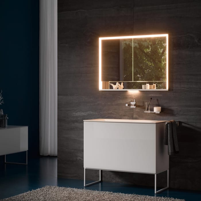 Keuco Royal Lumos Wandeinbau Spiegelschrank 70 x 73,5 cm, DALI-steuerbar, offene Ablage