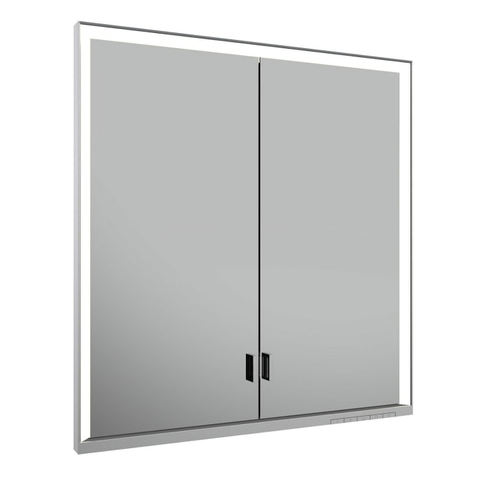 Keuco Royal Lumos Wandeinbau Spiegelschrank 70 x 73,5 cm, DALI-steuerbar, verdeckte Ablage