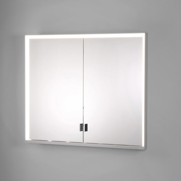 Keuco Royal Lumos Wandeinbau Spiegelschrank 70 x 73,5 cm, DALI-steuerbar, verdeckte Ablage