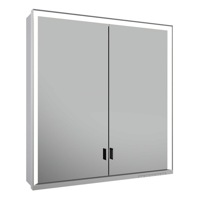 Keuco Royal Lumos Wandvorbau Spiegelschrank 70 x 73,5 cm, verdeckte Ablage
