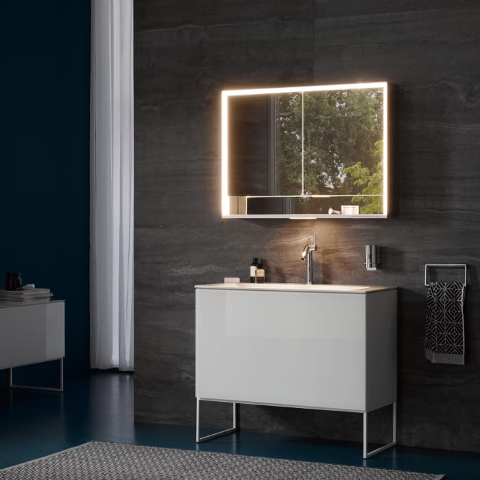 Keuco Royal Lumos Wandvorbau Spiegelschrank 70 x 73,5 cm, offene Ablage