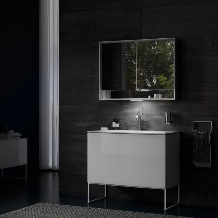 Keuco Royal Lumos Wandvorbau Spiegelschrank 70 x 73,5 cm, offene Ablage