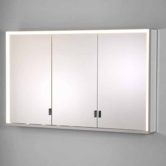 Keuco Royal Lumos Wandvorbau Spiegelschrank 120 x 73,5 cm, DALI-steuerbar, verdeckte Ablage