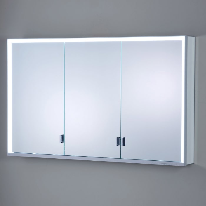 Keuco Royal Lumos Wandvorbau Spiegelschrank 120 x 73,5 cm, DALI-steuerbar, verdeckte Ablage