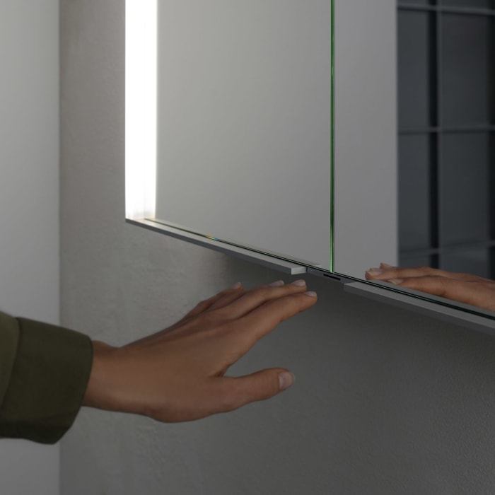 Keuco Royal Match Spiegelschrank mit LED-Beleuchtung 80 x 70 cm, CH Version