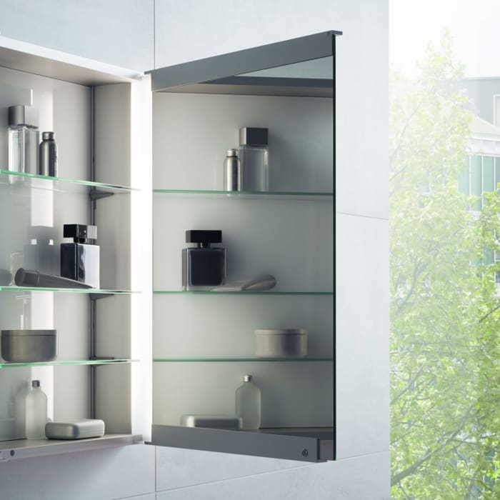 Keuco Royal Match Spiegelschrank mit LED-Beleuchtung 130 x 70 cm, CH Version