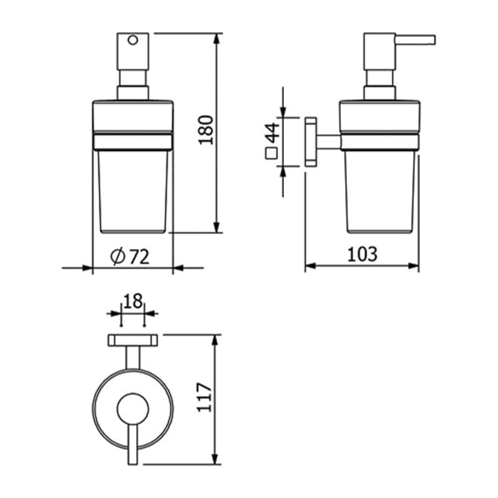Kludi VELA S Seifenspender