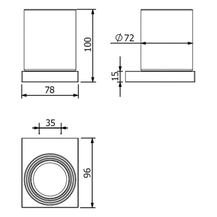 Kludi VELA C Glashalter