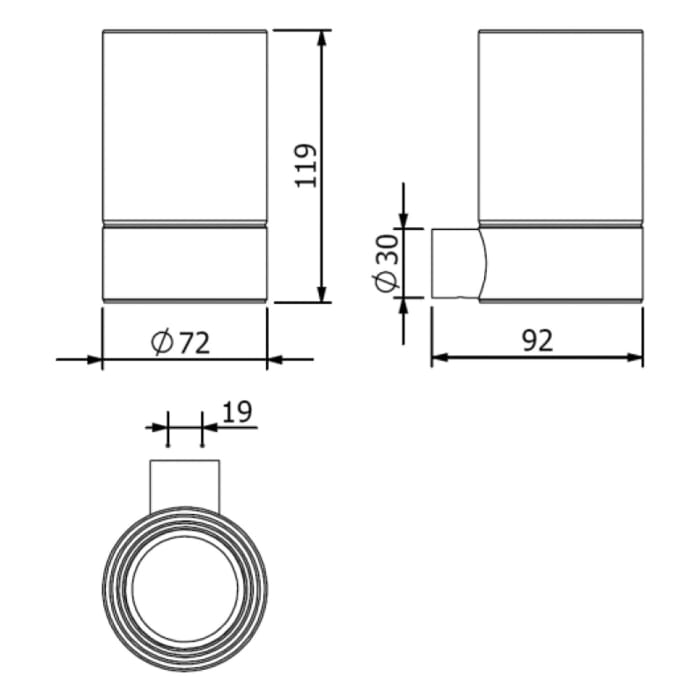 Kludi VELA R Glashalter