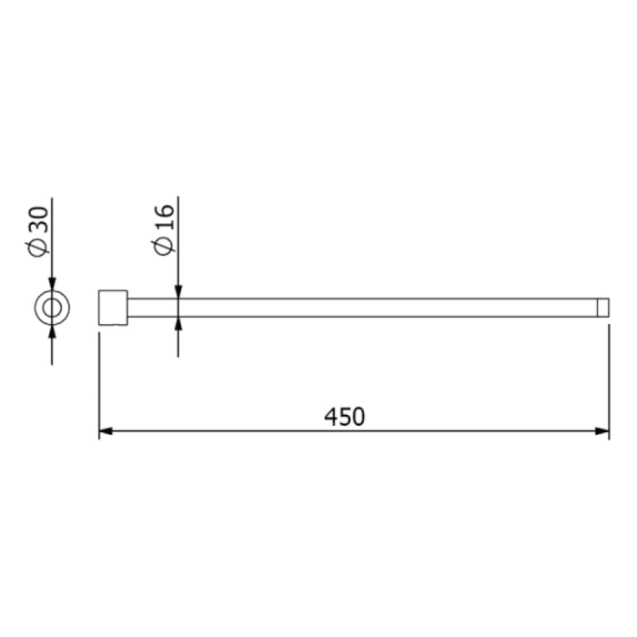 Kludi VELA R Handtuchstange 45 cm