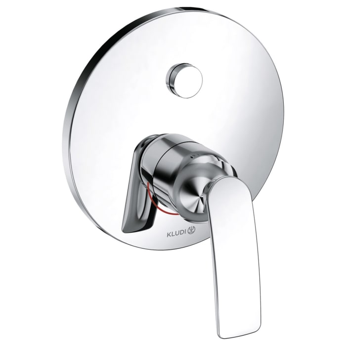 Kludi BALANCE Unterputz-Wannenfüll- und Brausebatterie Einhandmischer Push Set, eigensicher