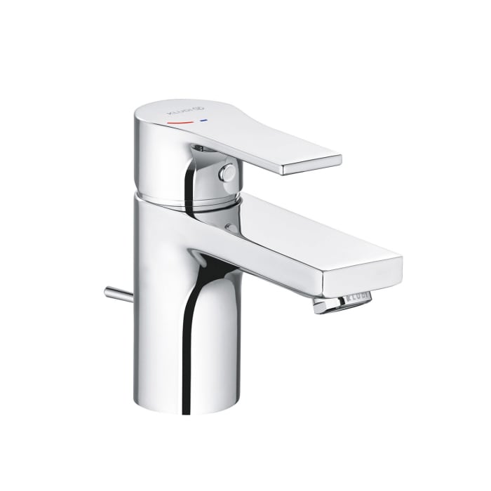 Kludi ZENTA SL Waschtisch-Einhandmischer 7,5 cm EcoPlus mit Ablaufgarnitur