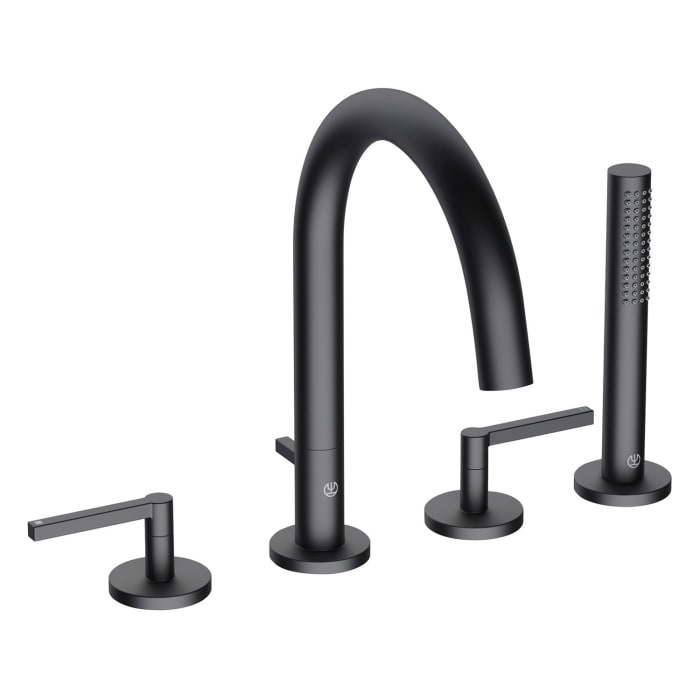 Kludi NOVA FONTE Puristic 4-Loch Wannenfüll- und Brausearmatur