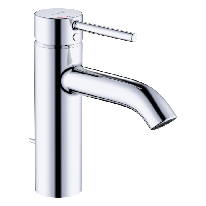 Kludi BOZZ Waschtisch-Einhandmischer 100 EcoPlus mit Zugstangen-Ablaufgarnitur