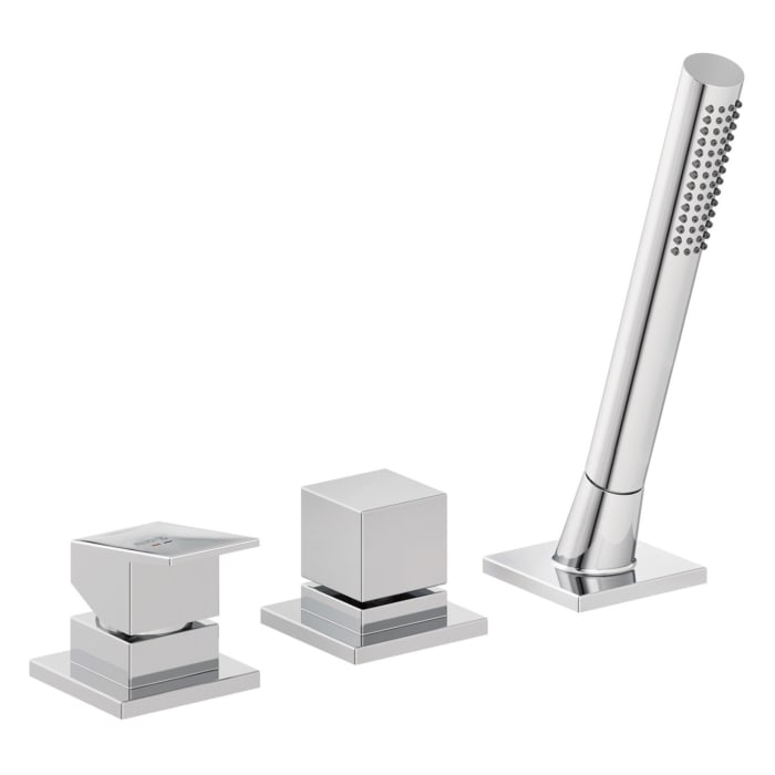 Kludi DECUS 3-Loch Wannenfüll-und Brause-Einhandmischer DN 15, ohne Wanneneinlauf