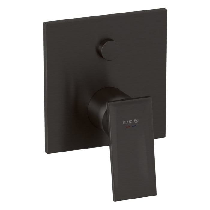 Kludi DECUS Unterputz-Wannenfüll- und Brause-Einhandmischer, Feinbau-Set mit Druckumstellung