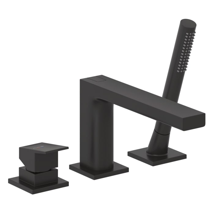 Kludi DECUS 3-Loch Wannenfüll-und Brause-Armatur DN 15, mit Wanneneinlauf