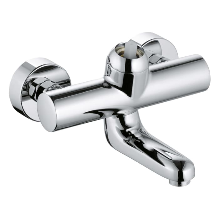 Kludi PROVITA Aufputz Wannen-Einhebelmischer ohne Hebel, Ausladung 18,3 cm