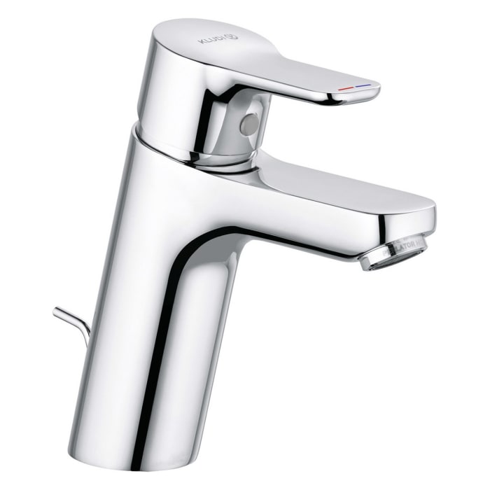 Kludi PURE&EASY Waschtisch-Einhandmischer 100 mit Metall-Ablaufgarnitur