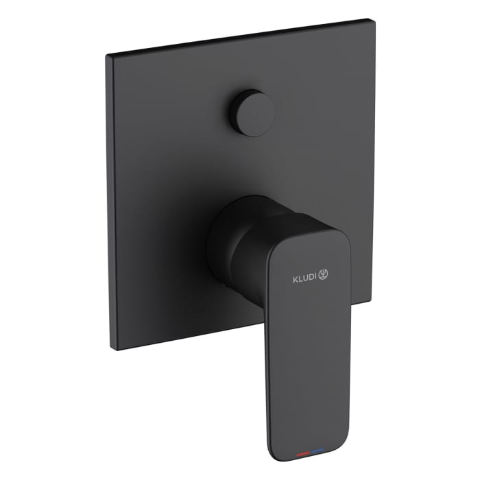 Kludi PURE&STYLE Unterputz Wannenfüll- und Brause-Einhebelmischer mit Funktionseinheit